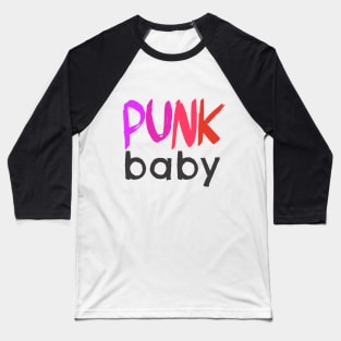 Punk Baby Baseball T-Shirt